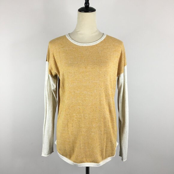 SMARTWOOL Fitted Multicolor Colorblock Wool Blend Knit Pullover Sweater - Picture 4 of 8